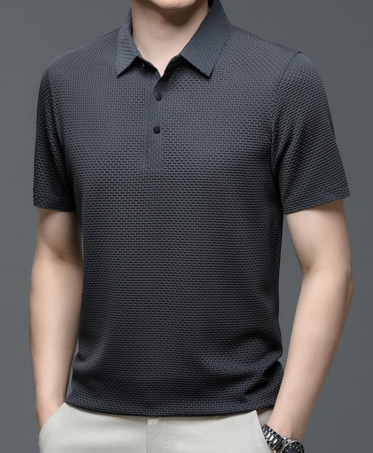 Camisa Polo Masculina - Edição Techwear