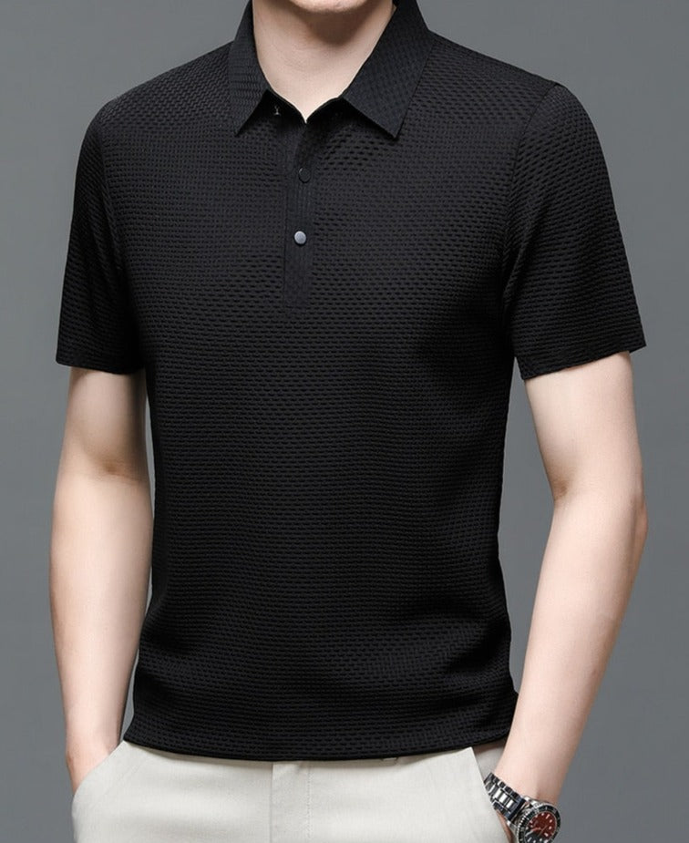 Camisa Polo Masculina - Edição Techwear